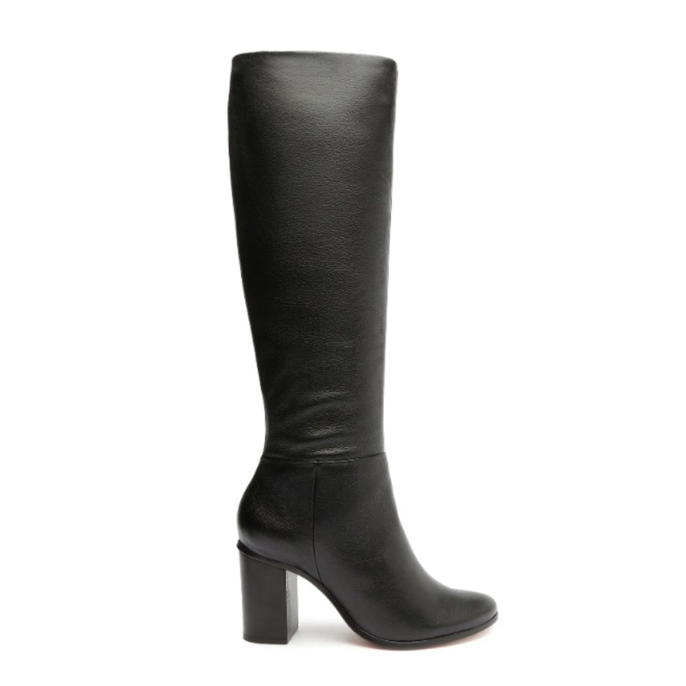 Schutz Lucienne Up Nappa Leather Boot - Black - NEW WITH BOX